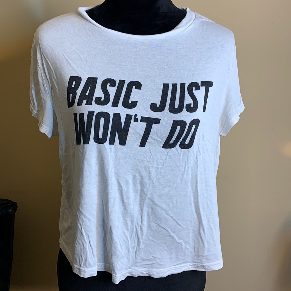 H&M “Basic Just Won’t Do” Shirt